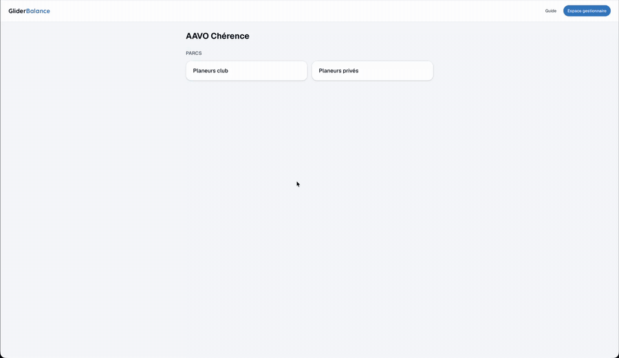 Demo of the pilot view on desktop